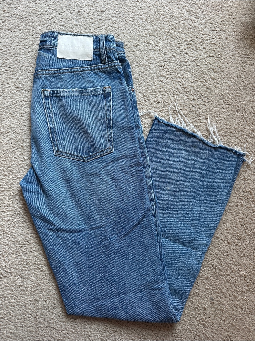 GRLFRND High Rise Boot Cut Jeans - The Melanie